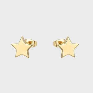 Little Stars Studs Gold Plated Studs Earrings
